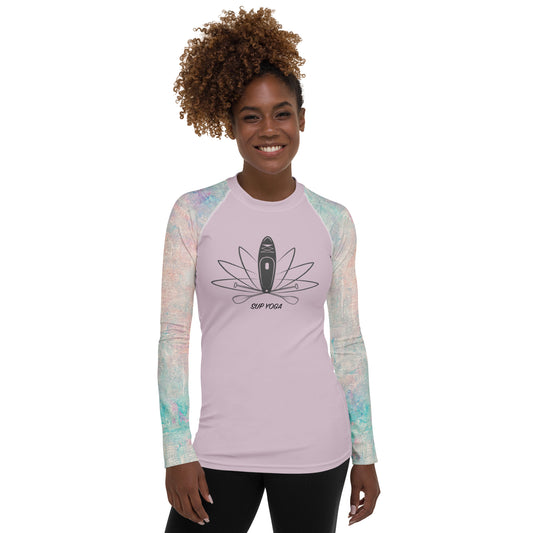 SUP-Yoga Lotus Damen-Rash-Guard