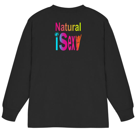 Weird Wide Web-Natural is sexy - Organic Heavy Oversized Longsleeve T-Shirt