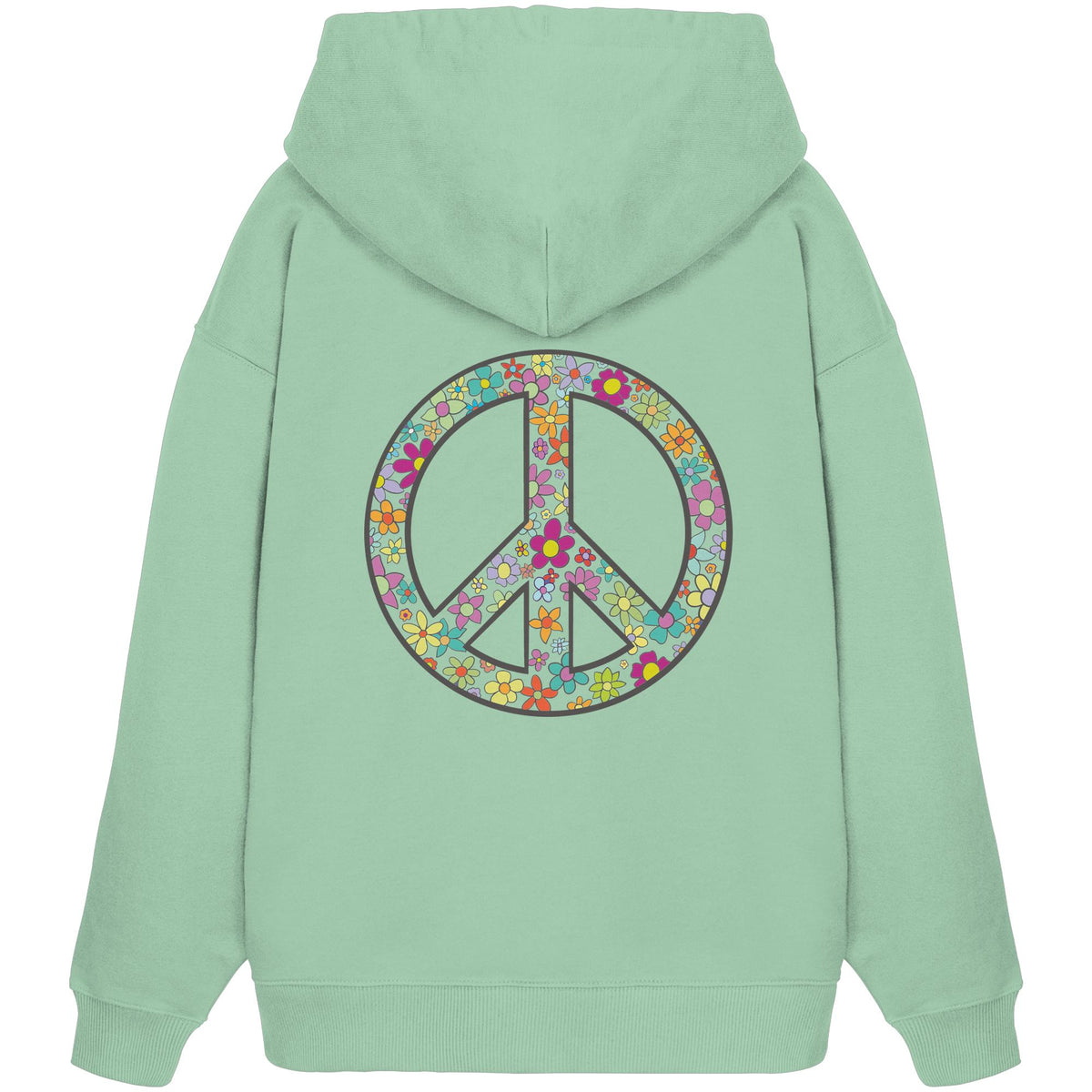 Peace. Waves. Sunsets. - Organic Oversize Hoodie