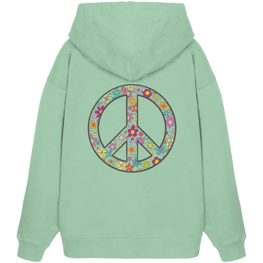 Peace. Waves. Sunsets. - Organic Oversize Hoodie