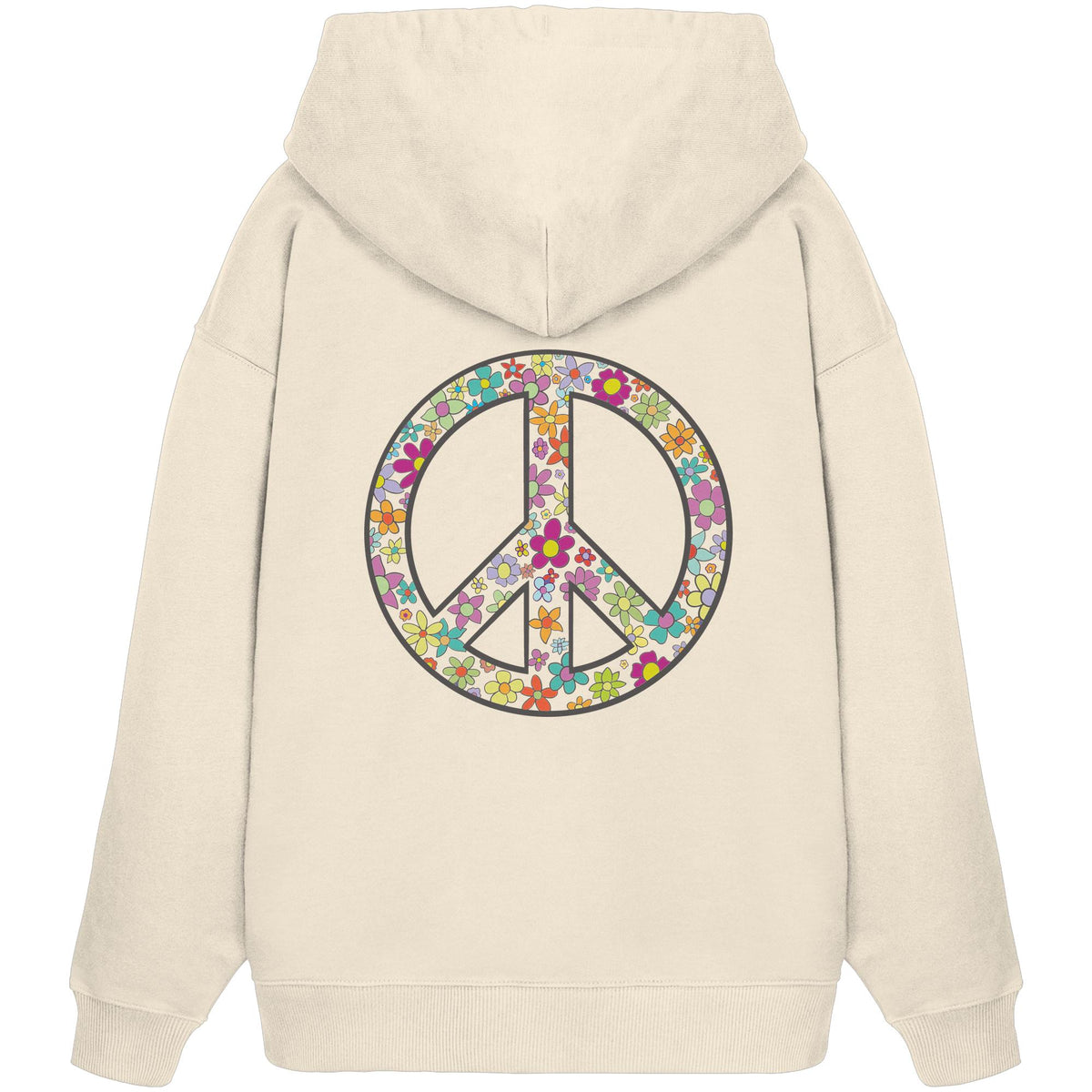 Peace. Waves. Sunsets. - Organic Oversize Hoodie