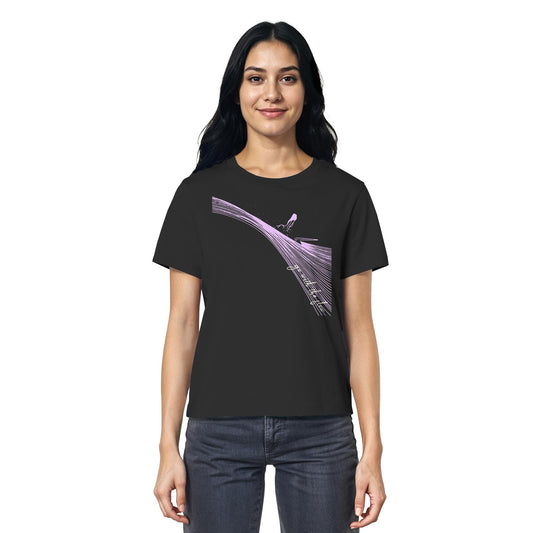 Surfgirl-go withe flow - Ladies Organic Shirt