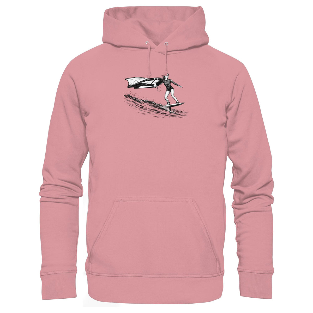 Wingfoil Wave - Organic Basic Hoodie