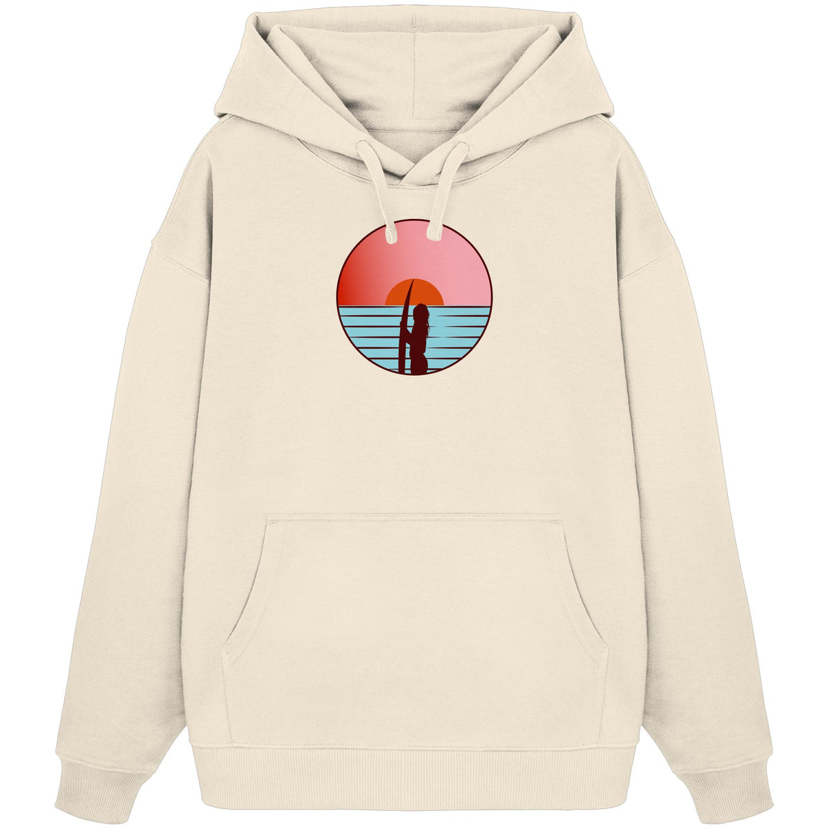 Sunsets of Happiness - Organic Oversize Hoodie