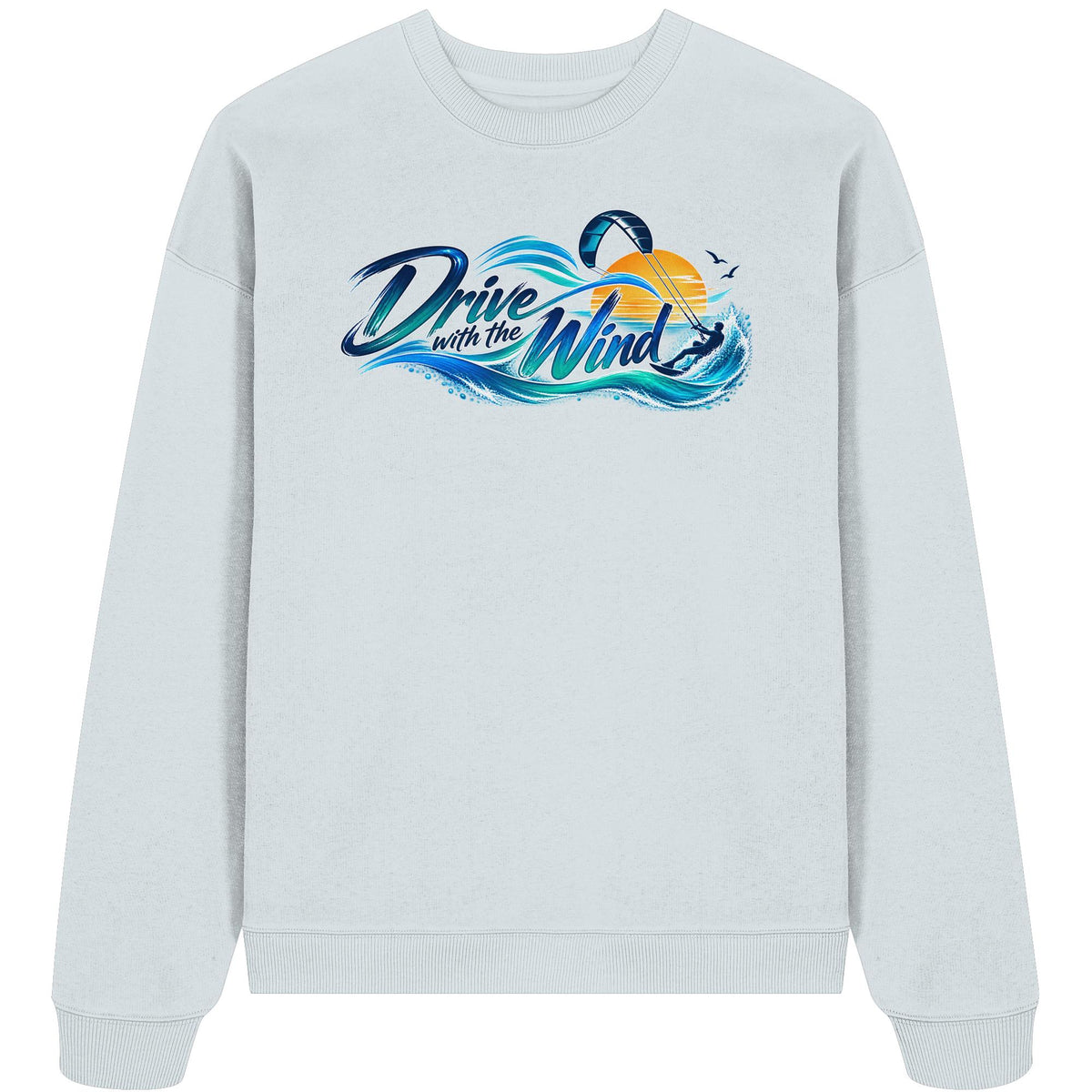 Kite-Drive With The Wind - Organic Oversize Sweatshirt