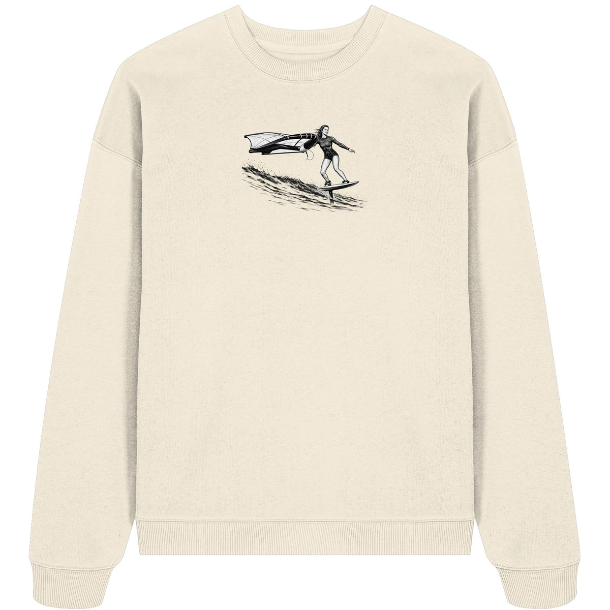 Wingfoil Wave - Organic Oversize Sweatshirt