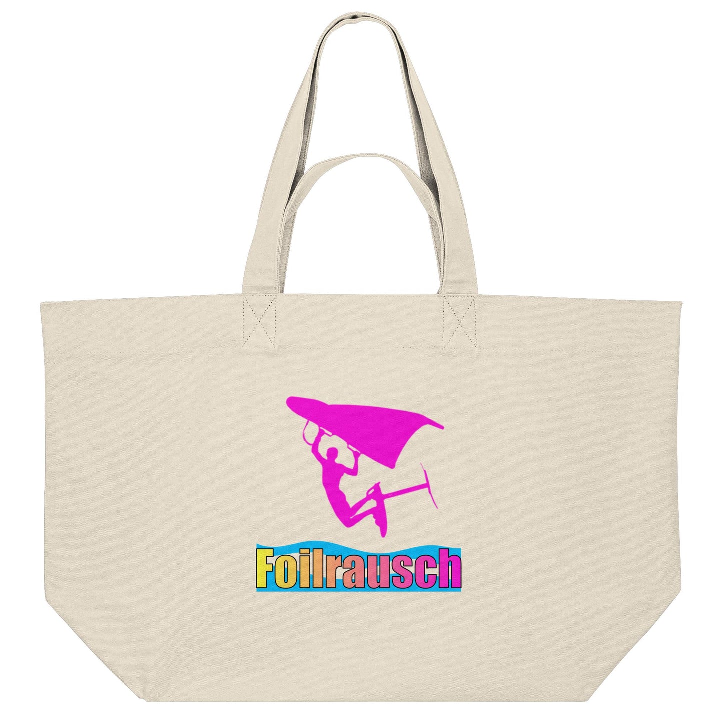 Flying Pilot-Foilrausch - Organic Shopping-Bag