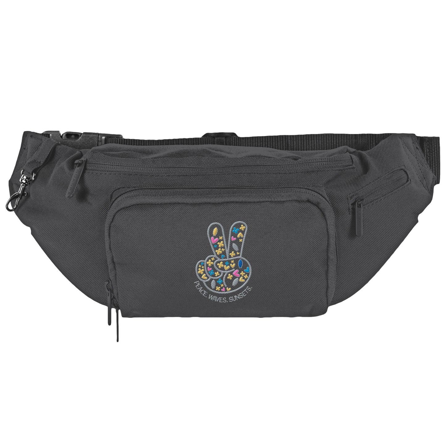 Peace. Waves. Sunsets. Frontdesign only - Shoulder Bag