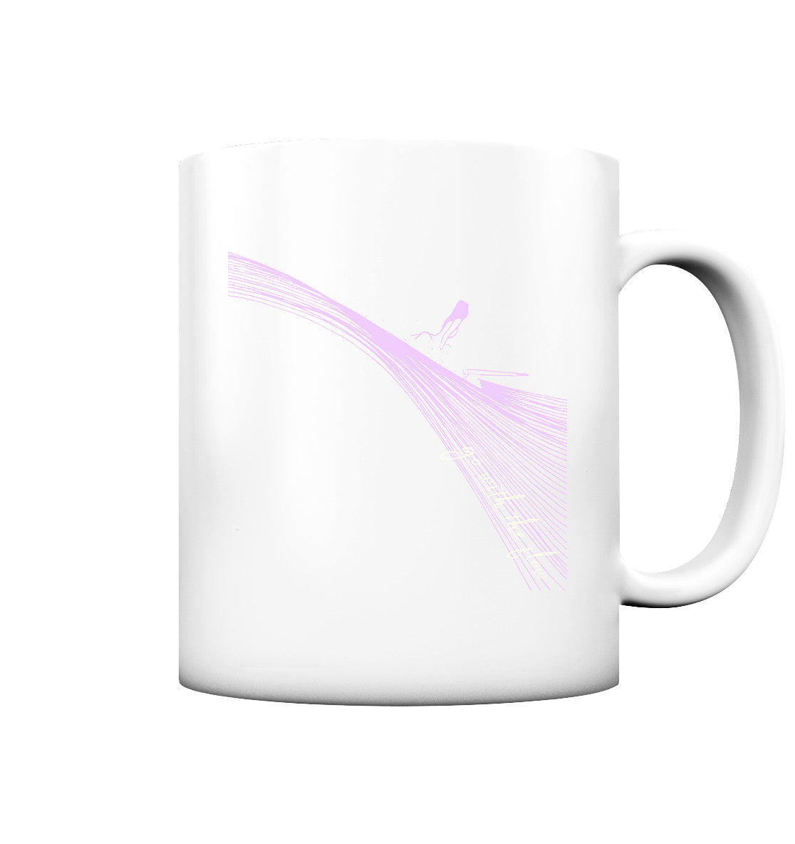 Surfgirl-go withe flow - Tasse matt