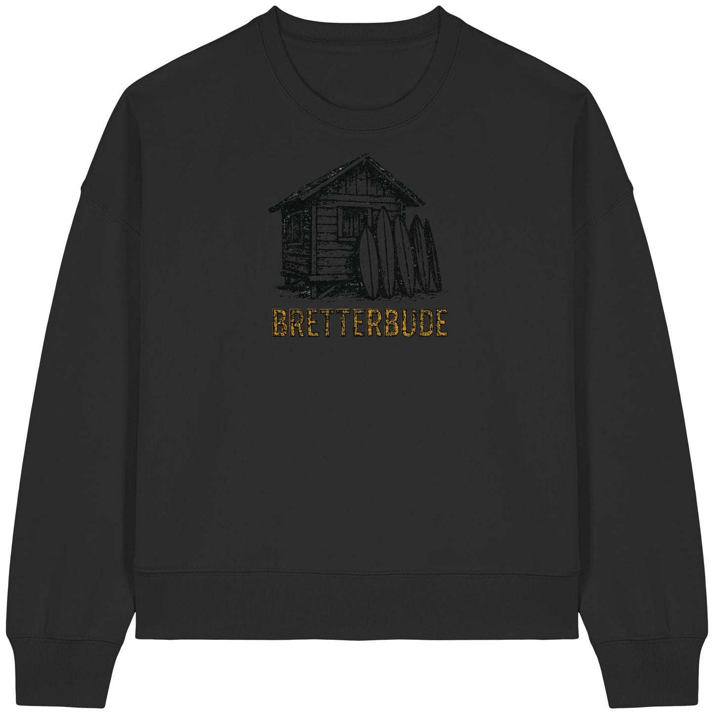 Achtung Bretterbude - Womens Organic Boxcut Sweatshirt