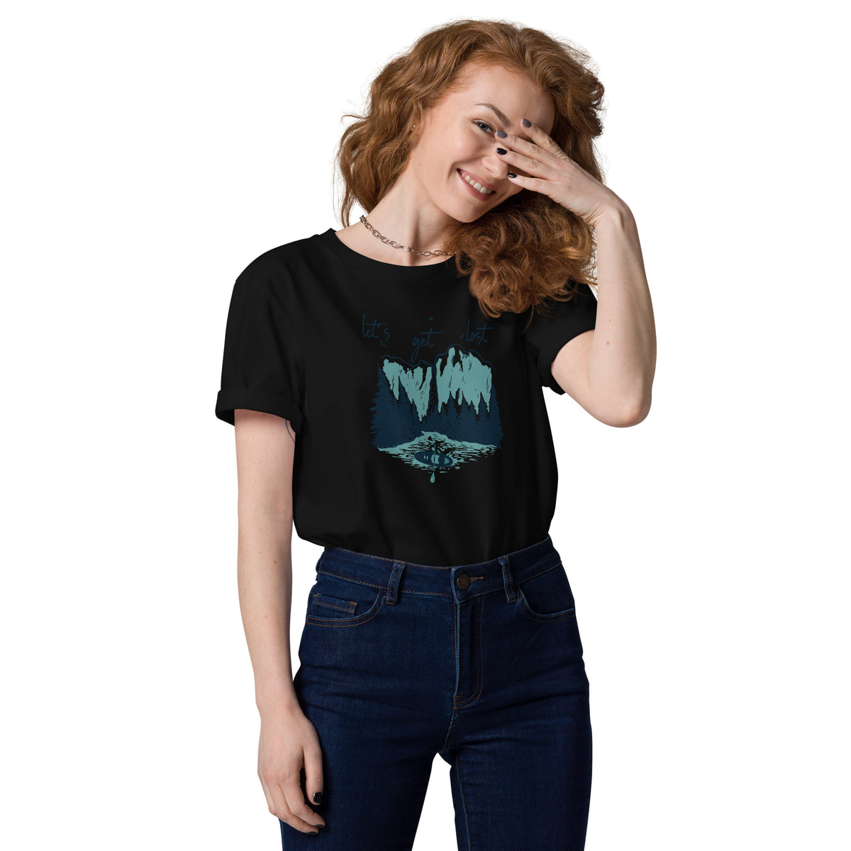 Let´s Get Lost-Unisex-Bio-Baumwoll-T-Shirt