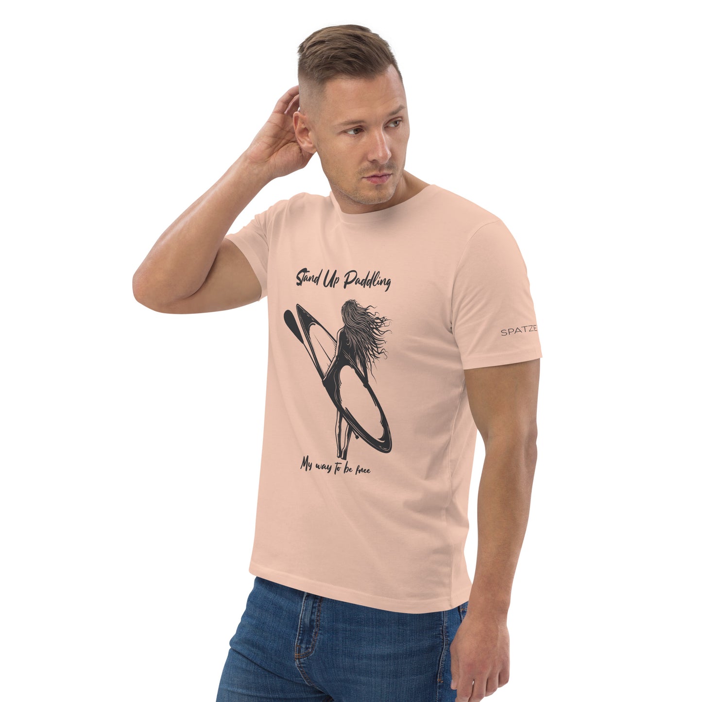 Stand Up Paddling- My way to be free unisex-Bio-Baumwoll-T-Shirt