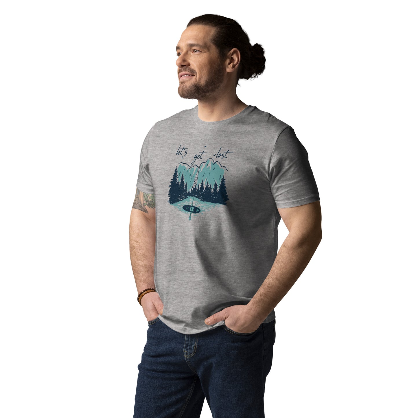 Let´s Get Lost-Unisex-Bio-Baumwoll-T-Shirt