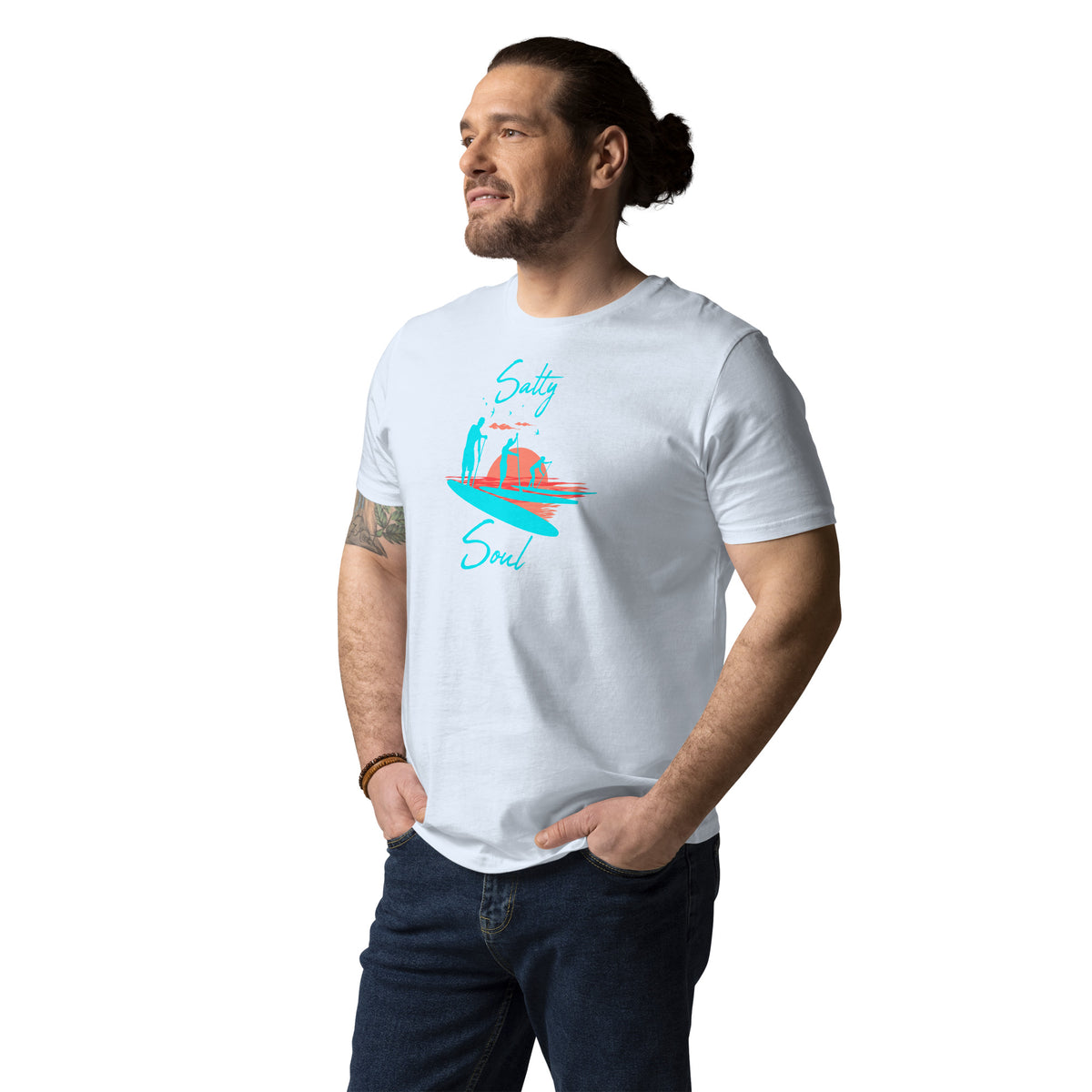 SUP-Salty Soul Crew - Organic Shirt