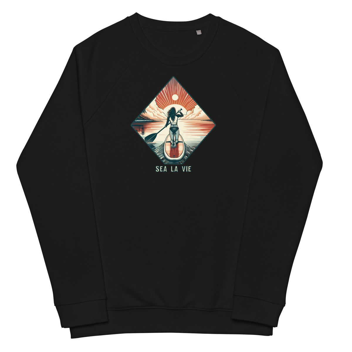 SUP SUNSET- SEA LA VIE unisex Bio-Sweatshirt