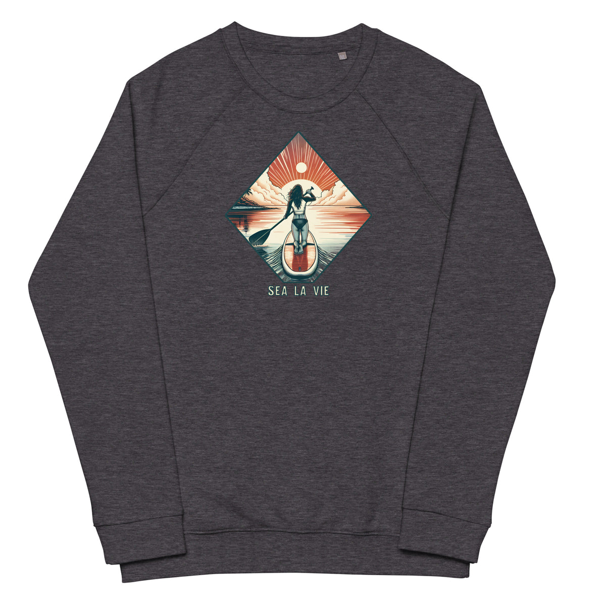 SUP SUNSET- SEA LA VIE unisex Bio-Sweatshirt