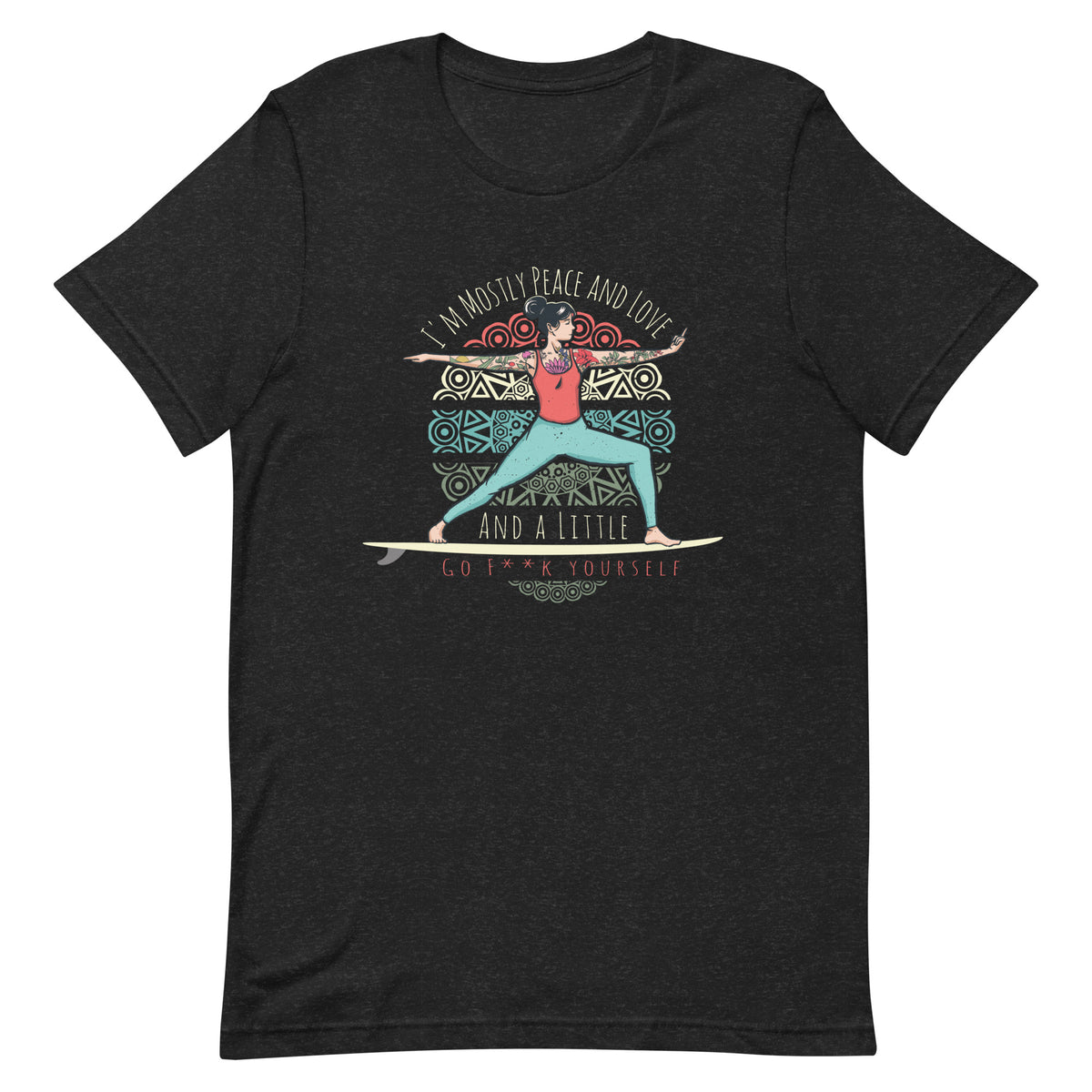 SUP-Yoga Peace and Love - Ladies Shirt