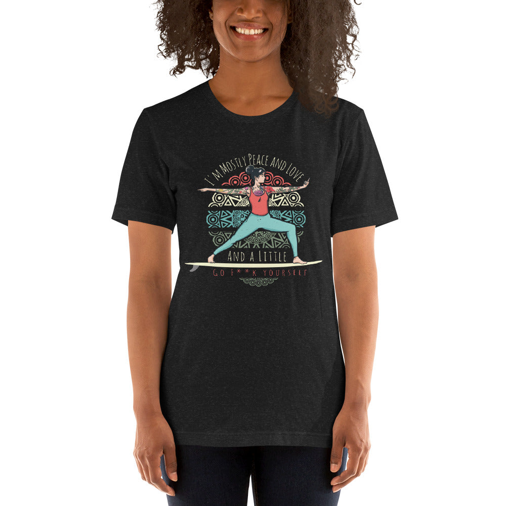 SUP-Yoga Peace and Love - Ladies Shirt
