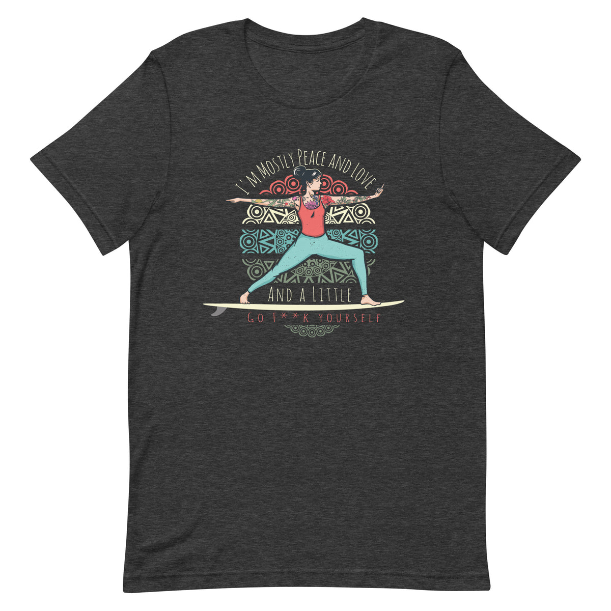 SUP-Yoga Peace and Love - Ladies Shirt