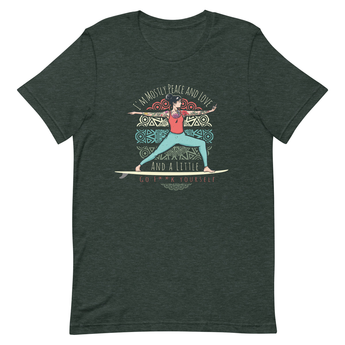SUP-Yoga Peace and Love - Ladies Shirt