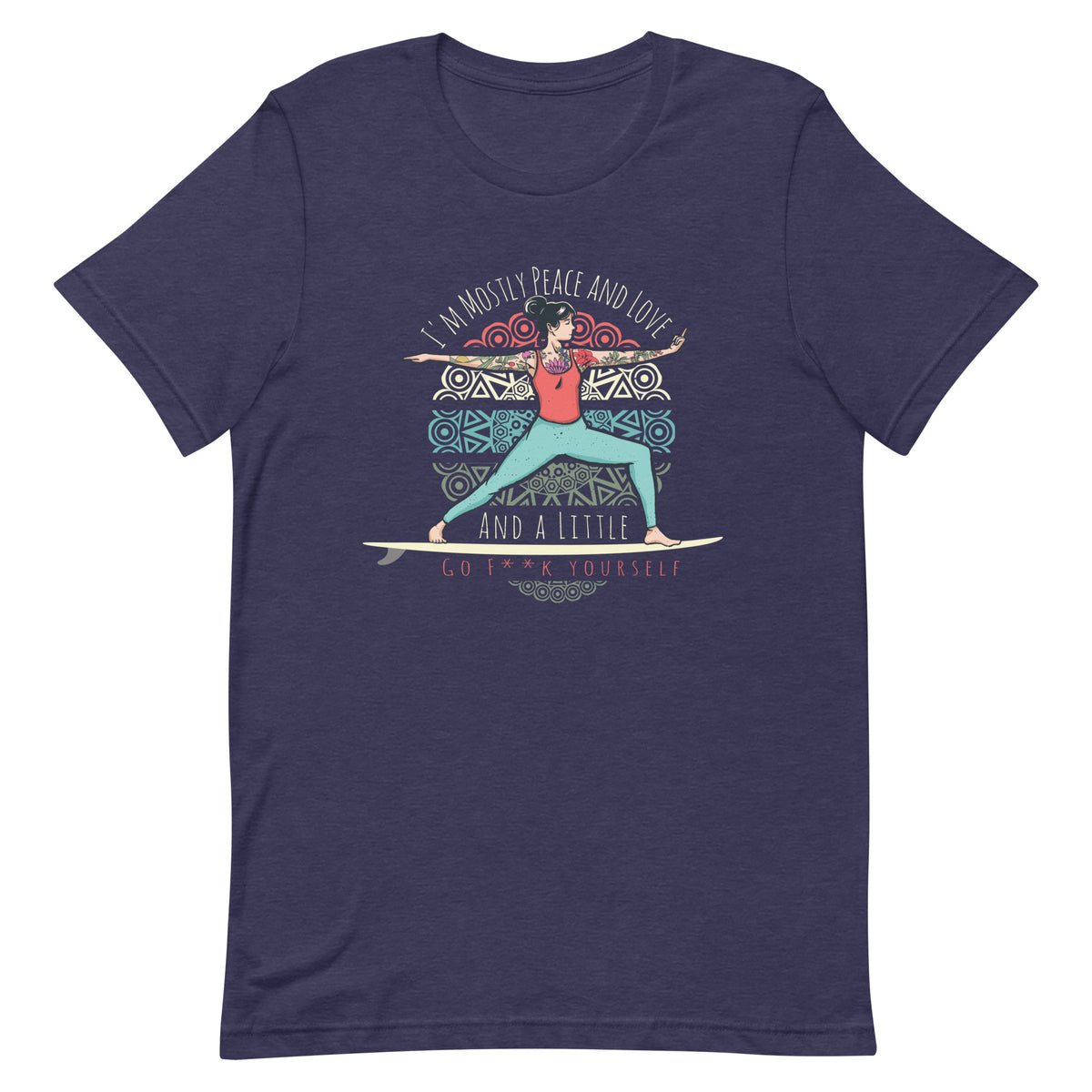 SUP-Yoga Peace and Love - Ladies Shirt