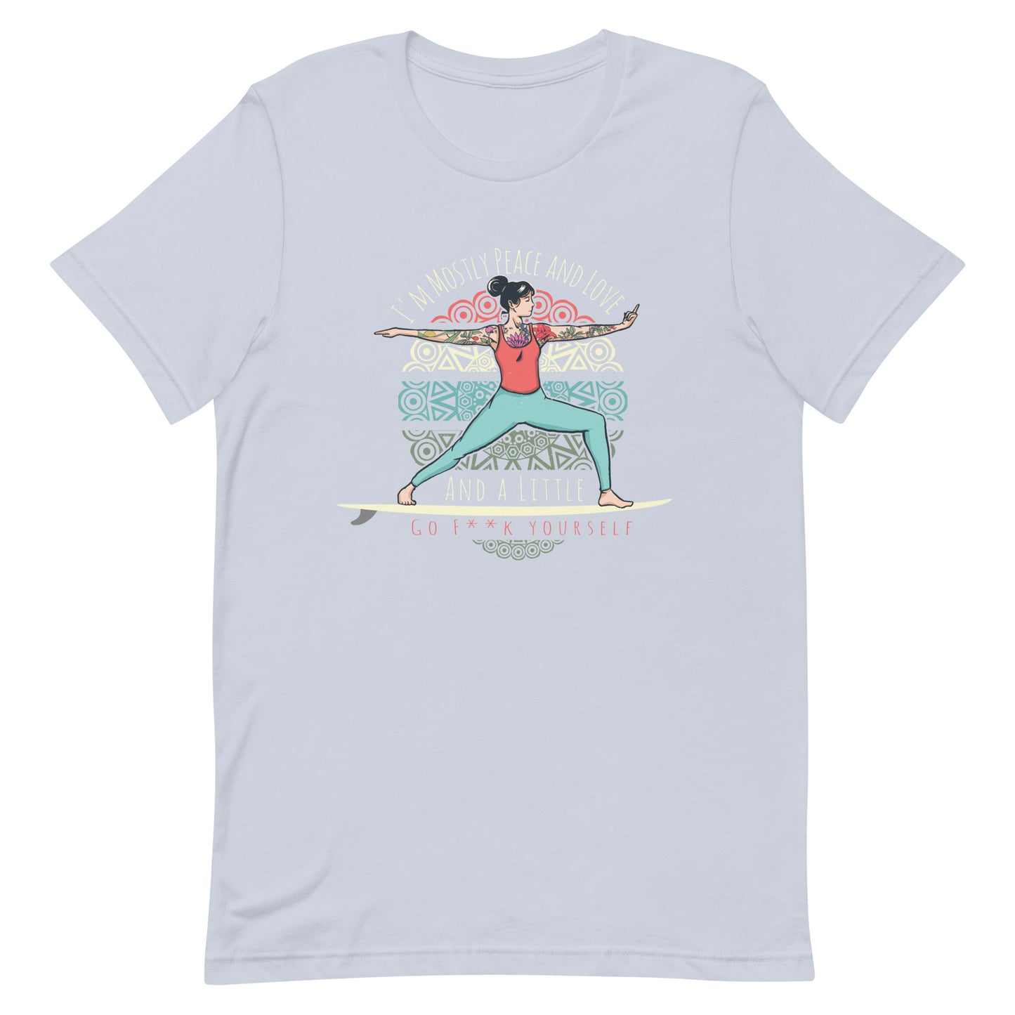 SUP-Yoga Peace and Love - Ladies Shirt