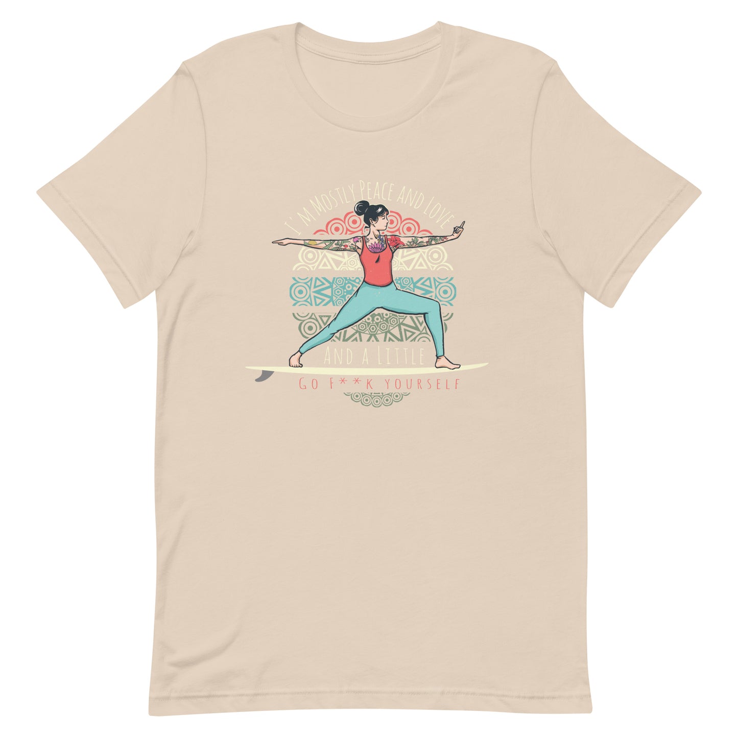 SUP-Yoga Peace and Love - Ladies Shirt