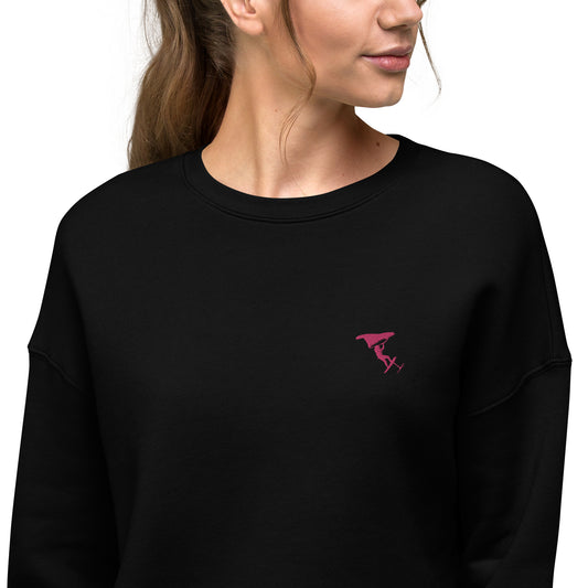 Foiler Crop-Sweatshirt