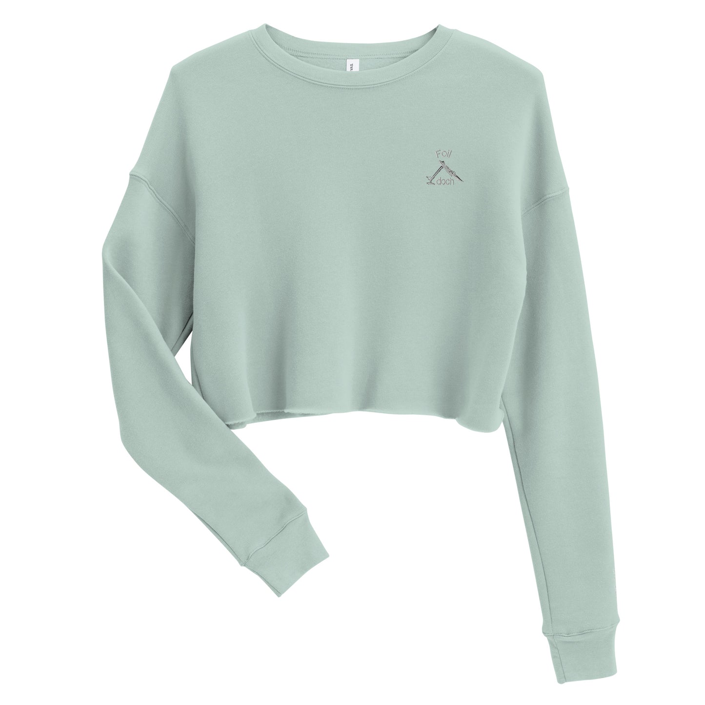 Foil doch Crop-Sweatshirt
