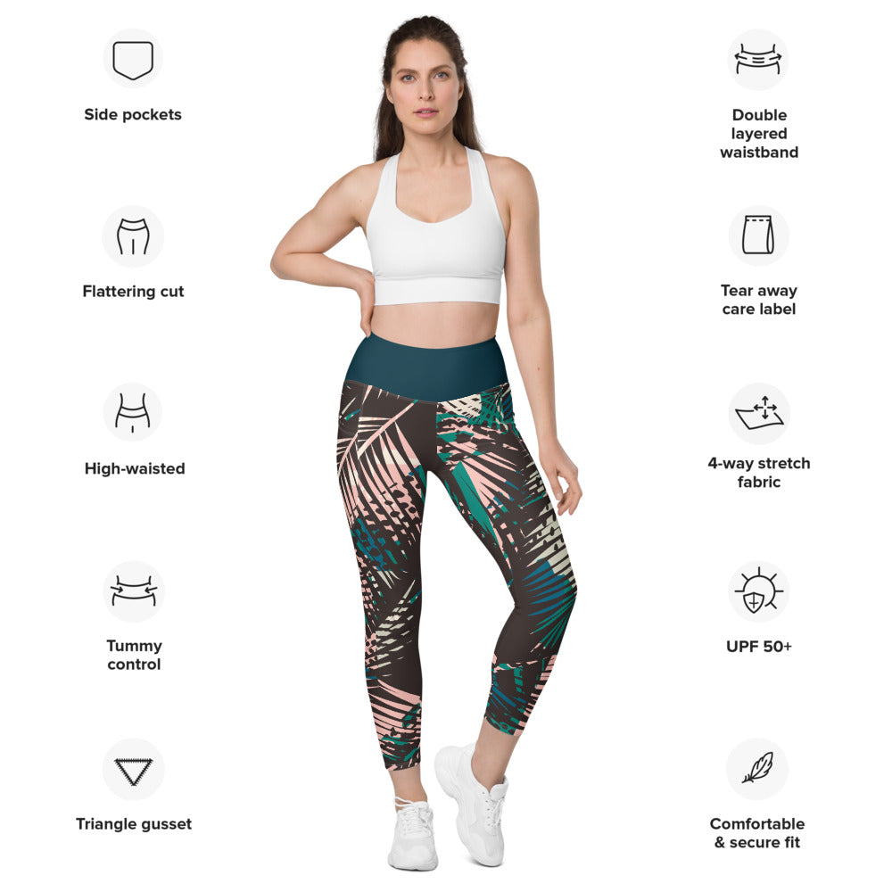 Spatzelsup Jungle Leggings mit Taschen