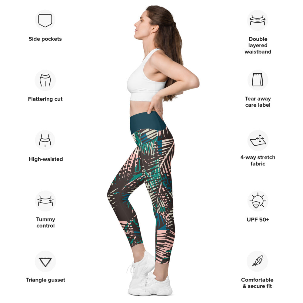 Spatzelsup Jungle Leggings mit Taschen