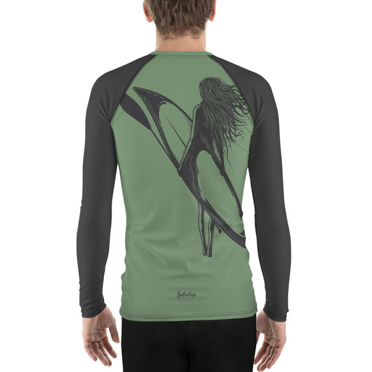 Stand Up Paddling Girl - Herren-UV-Shirt