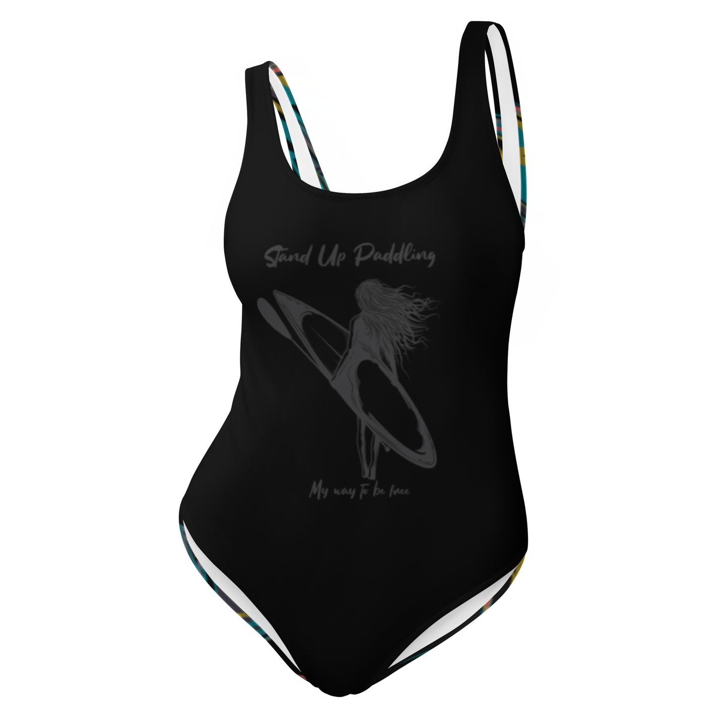 Stand Up Paddling- My way to be free einteiliger Badeanzug