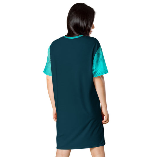 T-Shirt-Kleid Spatzelsup Neon-Palms