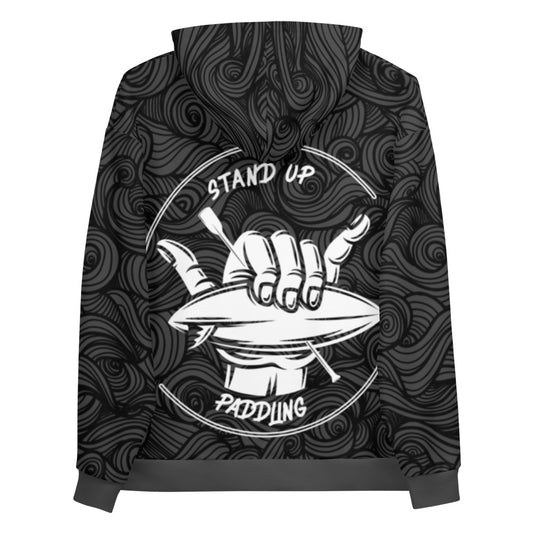Sonderedition-Stand Up Paddling Crazy Wave-Hang Loose Style-Unisex Hoodie