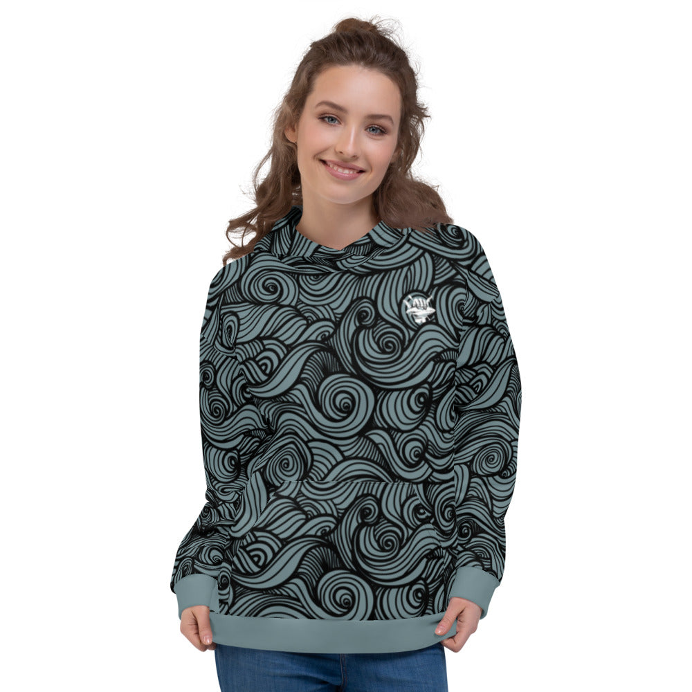 Sonderedition-Stand Up Paddling Crazy Wave-Hang Loose Style-Unisex Hoodie