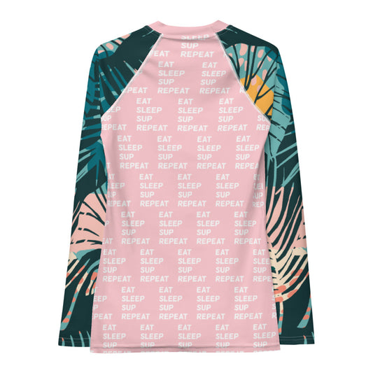 Eat Sleep SUP Repeat Damen-Rash-Guard
