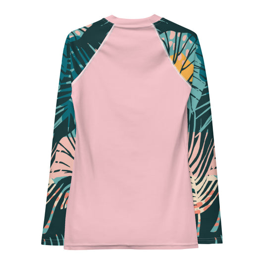 SUP Jungle Damen-Rash-Guard rosa