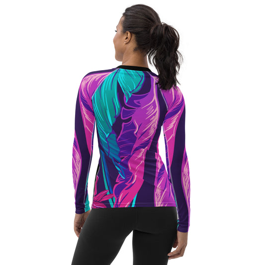 Banana Leaves Damen-Rash-Guard