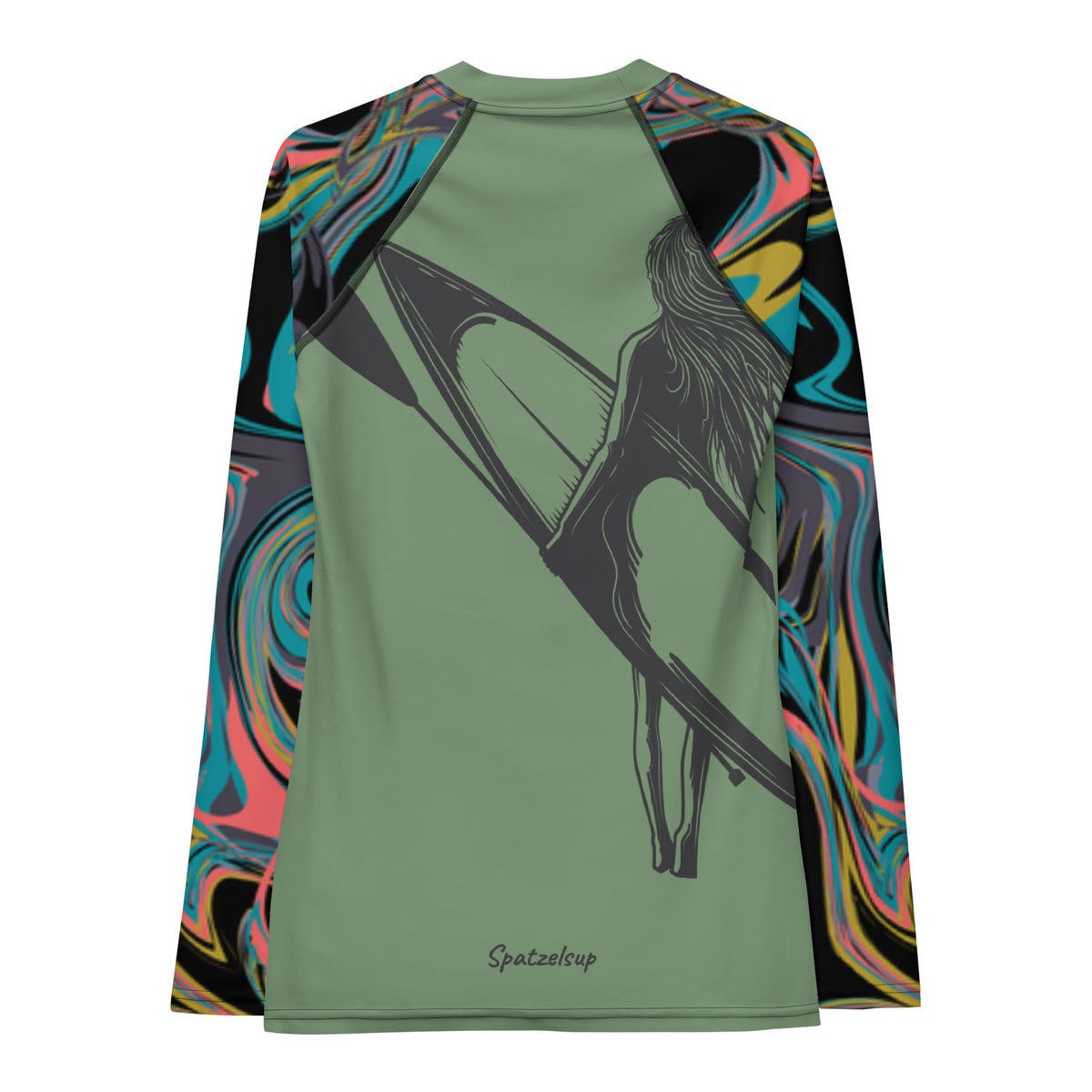 Stand Up Paddling – My way to be free Damen-Rash-Guard Sonderedition