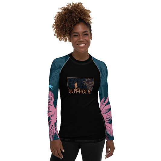 SUP-Holic Girl Palms Damen-Rash-Guard