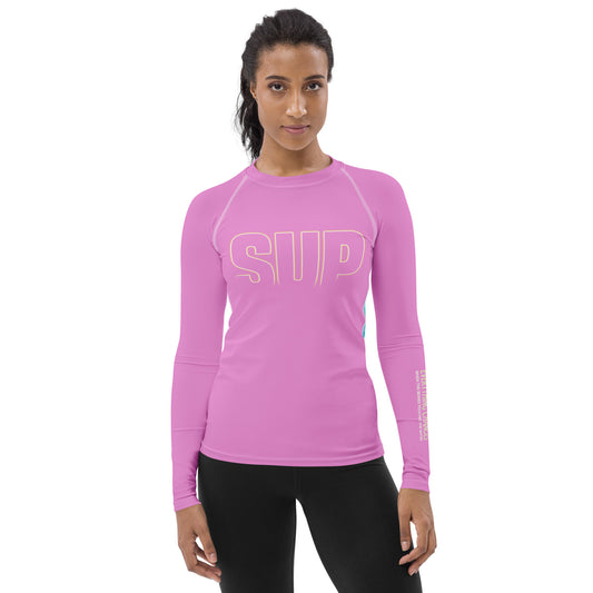 SUP-Vibes-Everything Changes Damen-Rash-Guard in der Sonderedition
