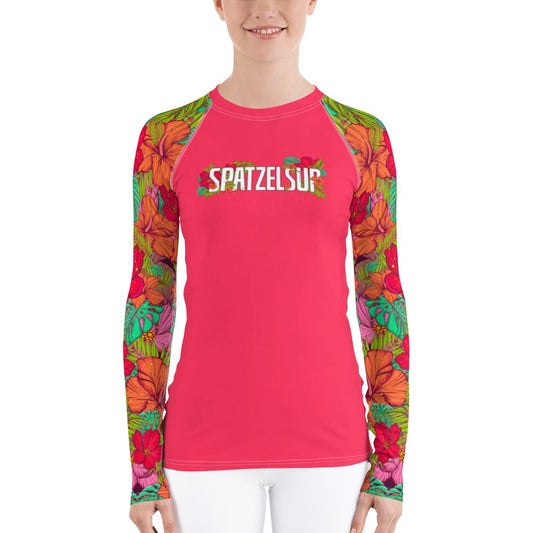 Spatzelsup Flower Damen-Rash-Guard in der Sonderedition