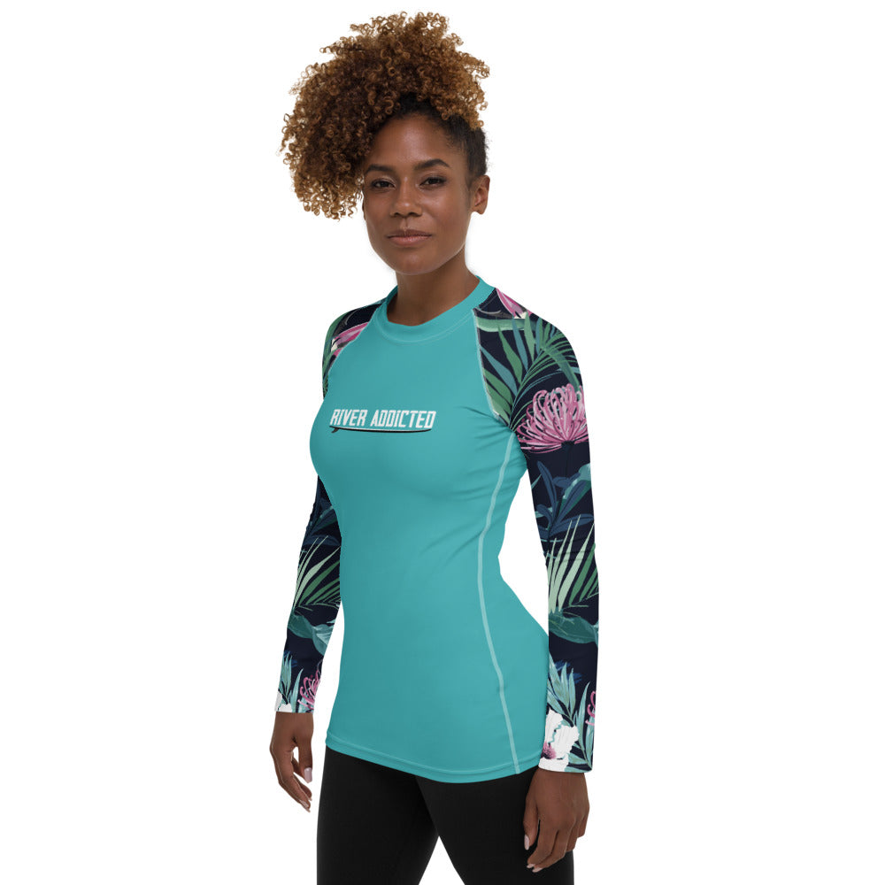Flusssüchtig Damen-Rash-Guard