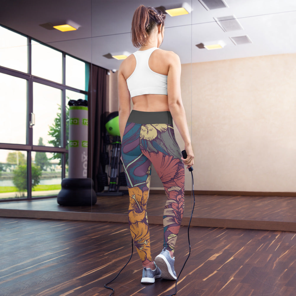 SUP-Yoga-Peace and Love Leggings