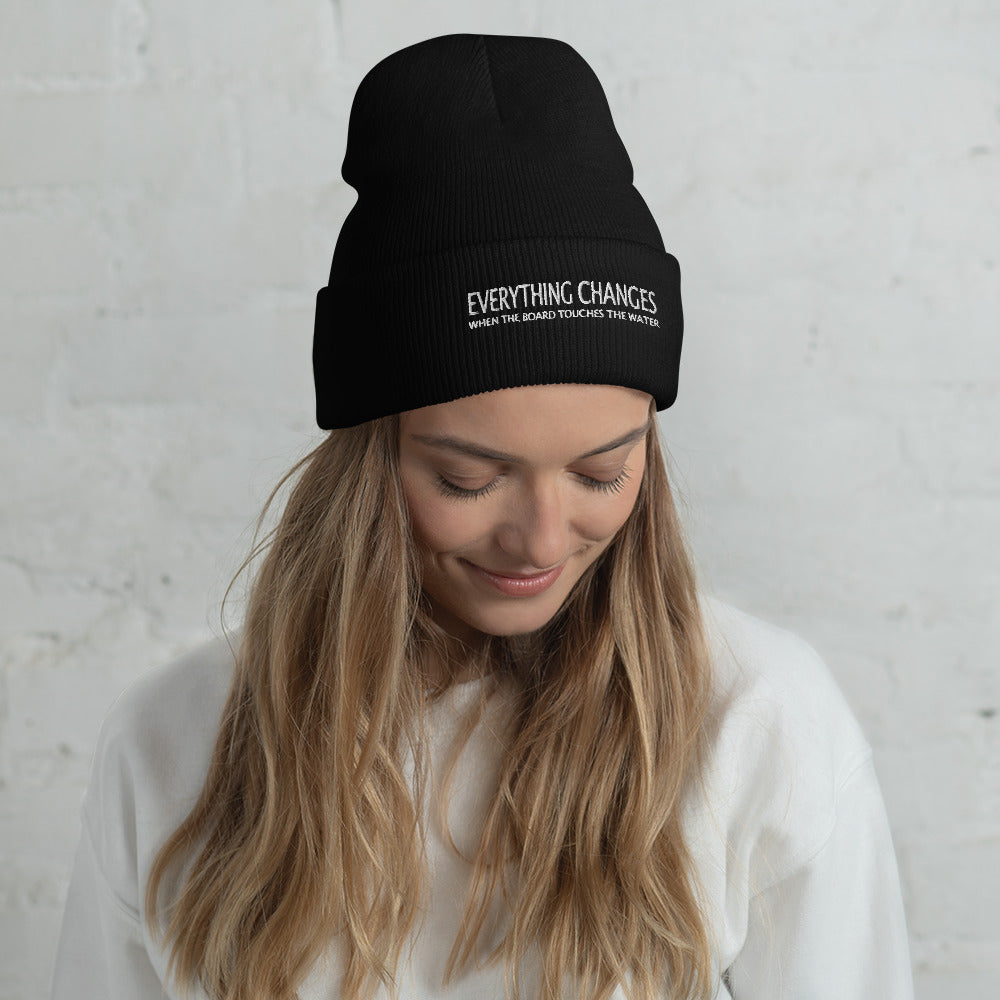Everything Changes Umgeschlagene Beanie