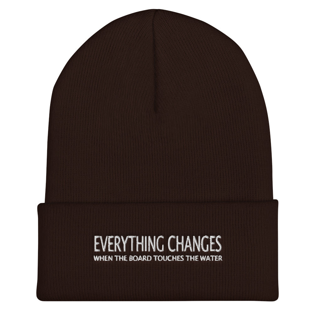 Everything Changes Umgeschlagene Beanie