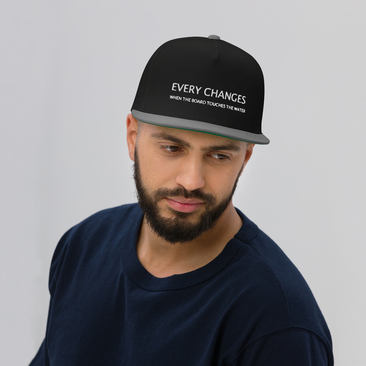 Everything Changes When The Board Touches The Water Snapback