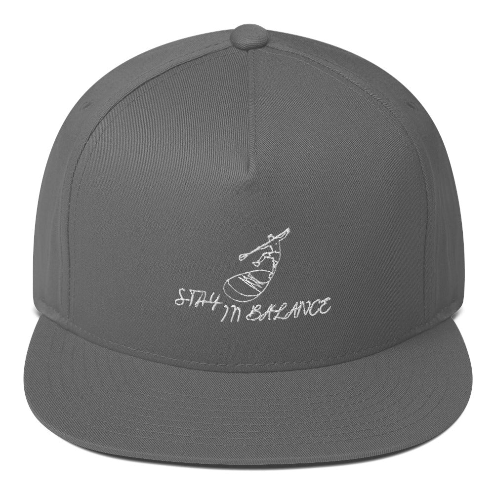 Stay In Balance Flat Bill-Cap