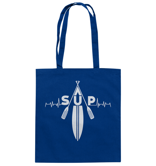 SUP Heartbeat clean Schrift - Baumwolltasche